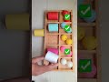 Colour Sorting asmr 🟠🔴🟢#asmr #satisfying #relaxing #playhouse
