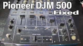 Dj mixer Fixed Pioneer DJM 500 (EZAS/Repair /Fader tact switch Replace Restore
