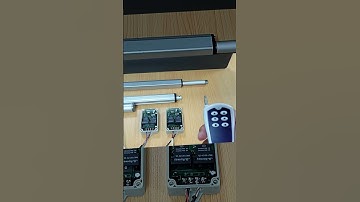 Fernsteuerung von zwei elektrischen Linearantrieben#Shorts #Remote Control #Linear Actuator #Control
