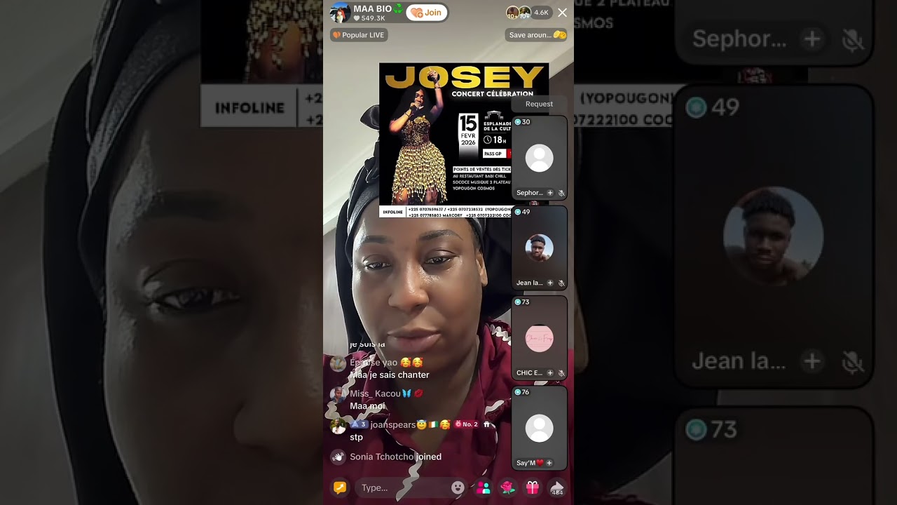 Concours de Chant avec Maa Bio | Défend ton ticket pour le concert de Josey 