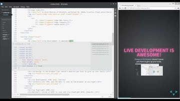 Brackets Live Development for HTML & CSS