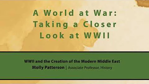 WWII and the Creation of the Modern Middle East by...
