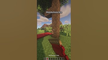 MINECRAFT Comforts Mod...🛏 (Hammocks/Sleeping Bags)