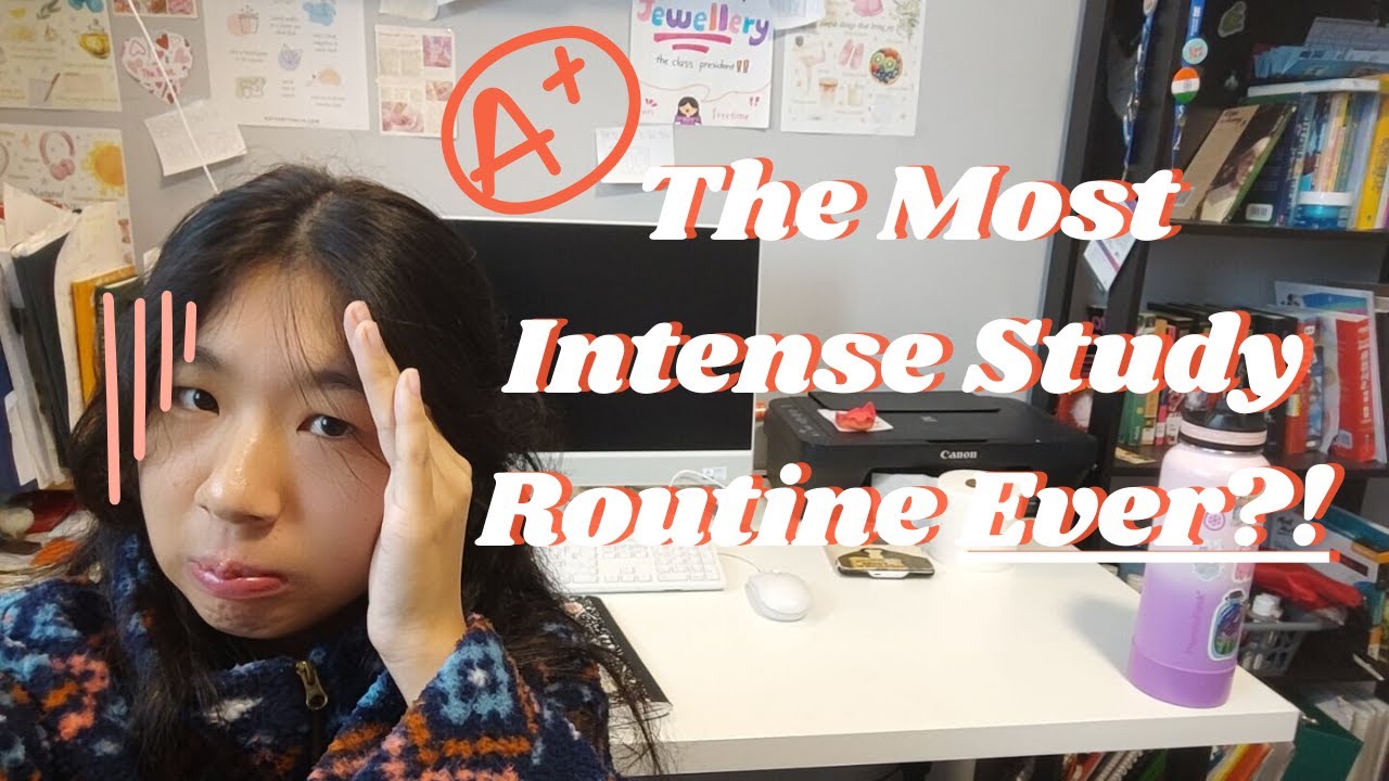 Intense Study Methods The Most INTENSE Study Routine EVER!?| 4+4+3 Method| Grind - YouTube