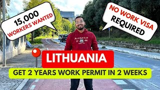 LITHUANIA WORK PERMIT 2024 | JOBS IN LITHUANIA | IN HINDI screenshot 2