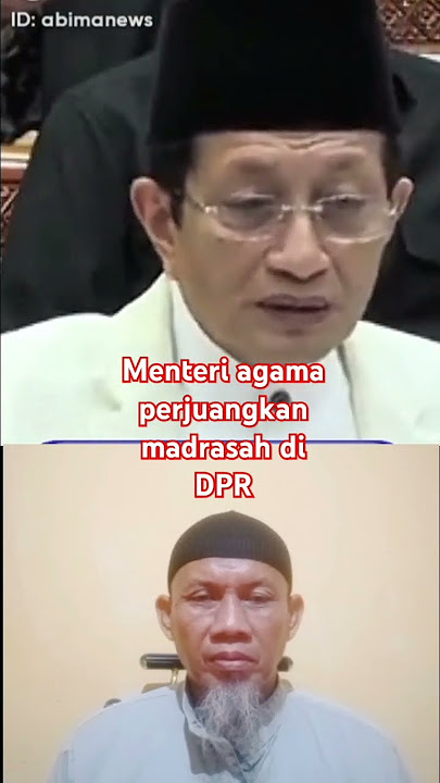 Menteri agama perjuangkan madrasah di DPR RI #shortvideo #kemenag