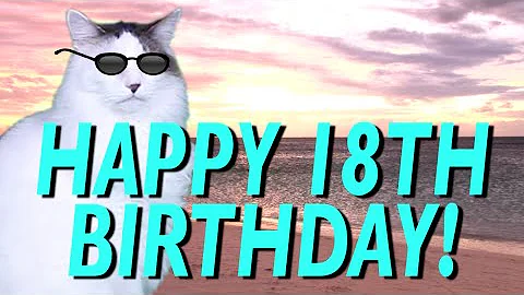 HAPPY 18th BIRTHDAY! - EPIC CAT Happy Birthday Song