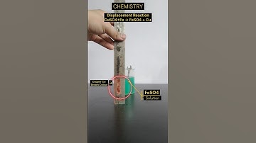 Displacement Reaction | #shorts #experiment #chemistry