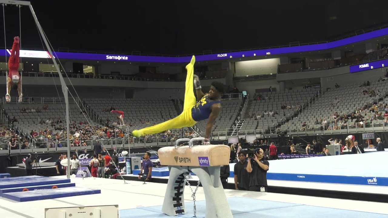 ⁣Frederick Richard  - Pommel Horse  - 2024 Xfinity U.S. Championships  - Senior Men Day 2