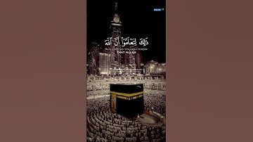 جعل الله الكعبة البيت الحرام قياما للناس #قرآن_كريم #تلاوة#سعود_الشريم