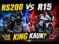 Pulsar RS200 vs Yamaha R15 ⚡ Kaun Hai Real Sports King 2026?