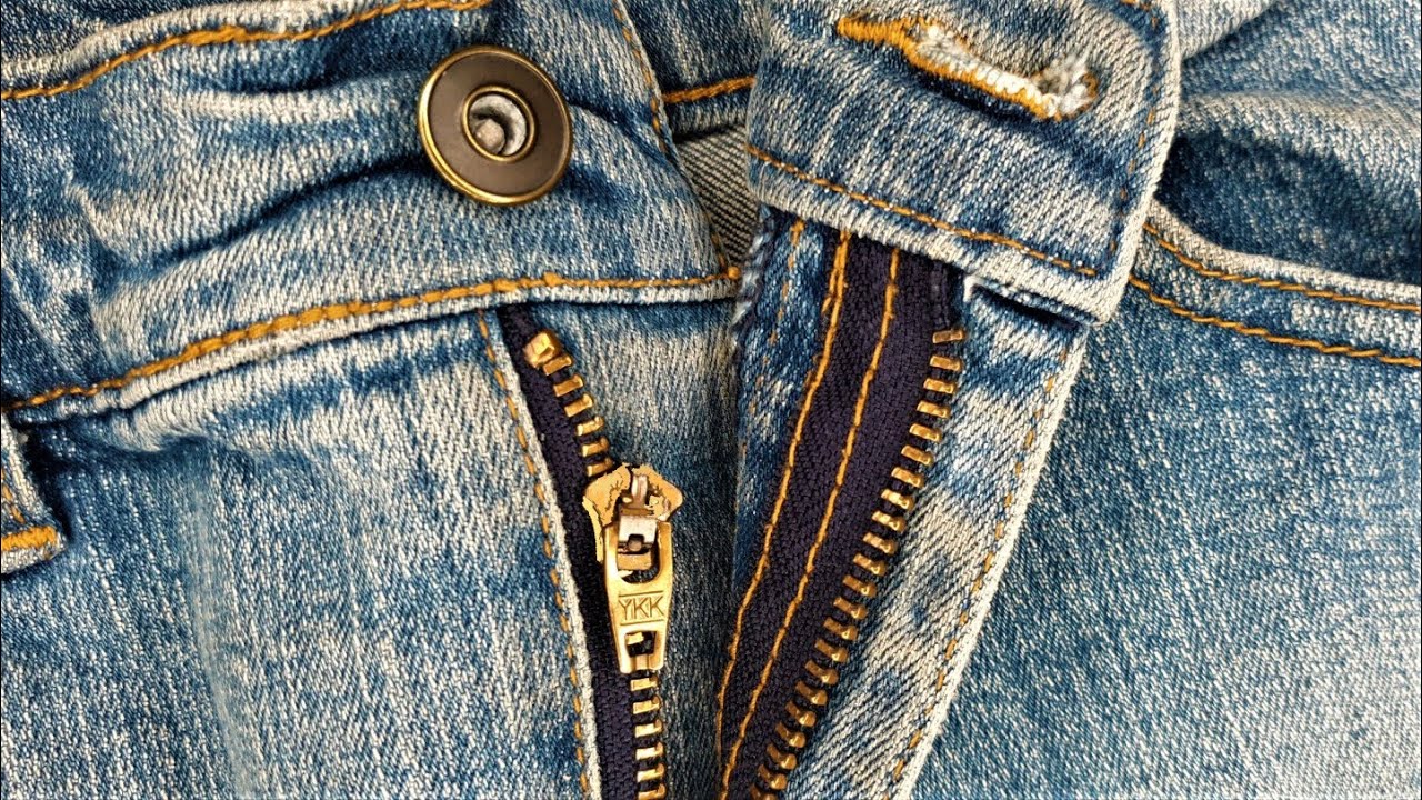 How to repair zipper in jeans