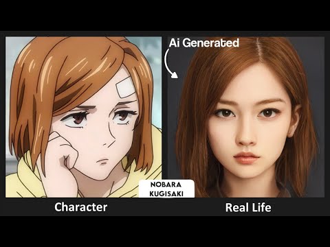 Jujutsu Kaisen Characters in Real Life (Ai Generated) 