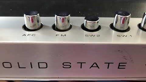 Vintage/Rare SANYO SOLID STATE 14 Transistor 4 Band Radio Model 14H-636