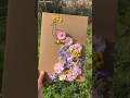 She Turned Flowers Into a Peacock #shorts