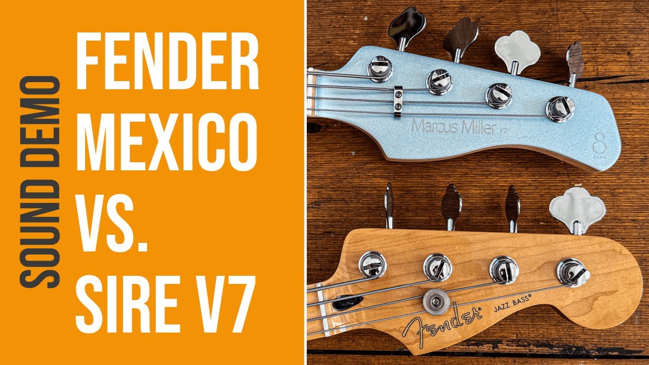 Fender Jazz Bass Player Series VS Sire Marcus Miller V7