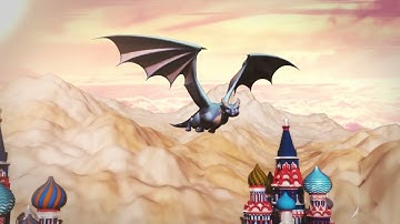 Arc Dragon flying 3D Maya Animation  #flycycle # flying  | Flying with Swans