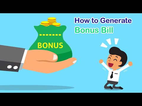 How to generate Bonus Bill on HRMS Module of WBIFMS Portal