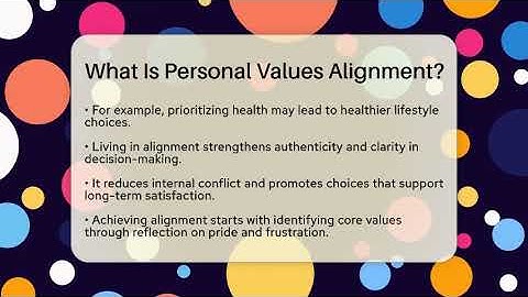 What Is Personal Values Alignment? - The Personal Growth Path