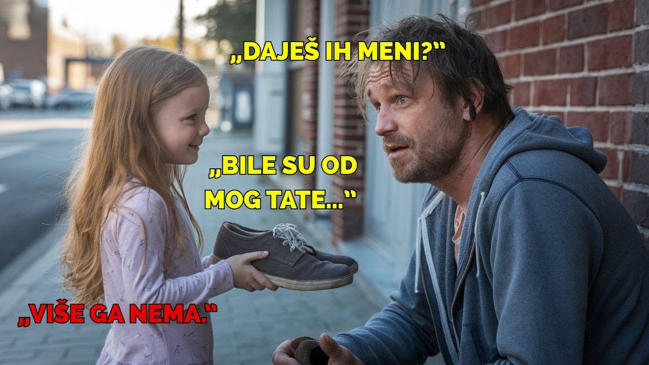 Siromašna djevojčica daje cipele svog pokojnog oca prerušenom milijunašu — njegova reakcija mijenja!
