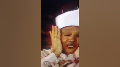 ابداع الشيخ عبد الباسط عبد الصمد في سورة الزمر 1985