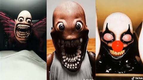 NEW SCARY CGI MONSTERS #4 Compilation Tiktok lights are off