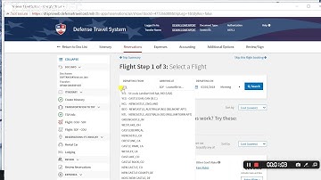 DTS Authorization Part 2 | Flight Reservation