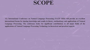 Call for Papers - 12th International Conference on Natural Language Processing (NATP 2026)