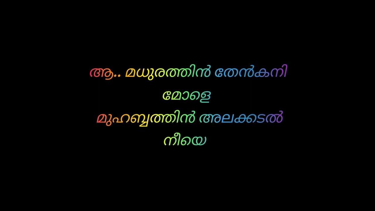 Kilikotha Kalithozhan Karaoke With Lyrics l HD KARAOKE