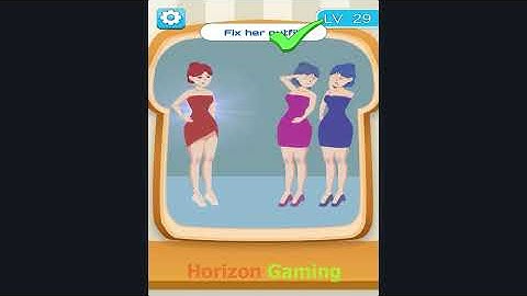 Brain Toaster Thinking Game LEVEL 29 Fi her outfit - Gameplay Walkthrough Android IOS