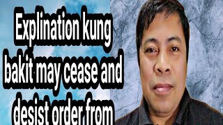 ano ba ang ibig sabihin ng  cease and desist order ng sec agains crowd1 explane.