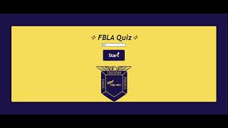 FBLA Coding & Programming 2021