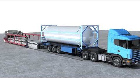 ISO LNG tank container unloading facility concept