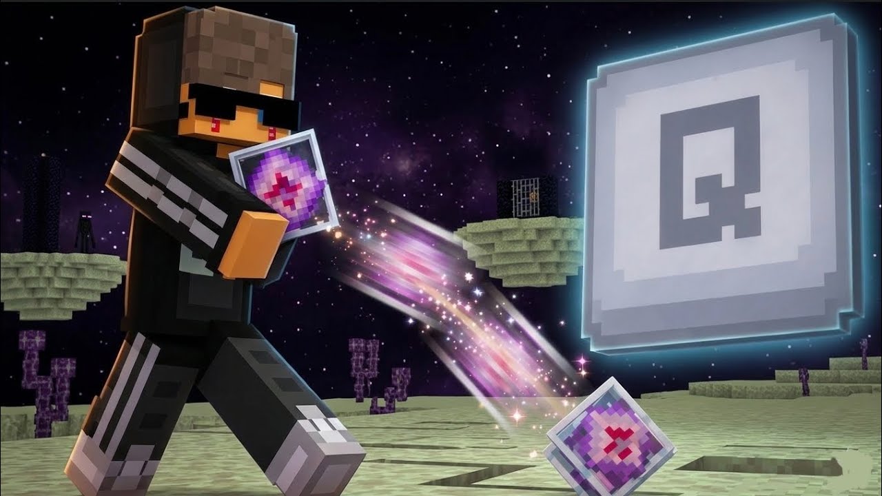 First Q Drop 🤩How To Get Q Drop Button Without Any Client In Minecraft 1.26 || Q ...