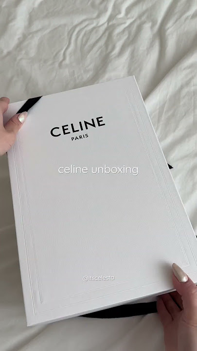 something new 👀 unboxing my new celine triomphe sunglasses and belt