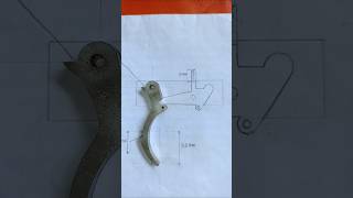 Laser Cutting Mechanism Trigger Spear Fishing Sangat Presisi