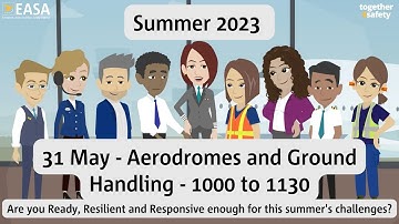 EASA Safety Week 2023 - Day 2 Aerodromes and Ground Handling