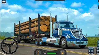 Mobil Truk Kontainer Panjang Cargo Driver Delivery - Mobil Balap Truk Simulator - Android Gameplay screenshot 3