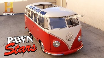 SIX FIGURES for a 1959 Volkswagen Samba (Season 9) | Pawn Stars
