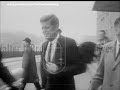 December 1, 1960 - President Elect John F. Kennedy back to work after visit to wife and infant child