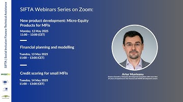 2025 SIFTA | Webinar on Credit scoring models for small MFIs