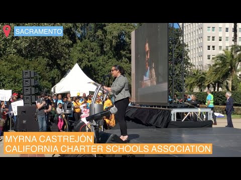 Myrna Castrejón, president and CEO of the California Charter Schools Association