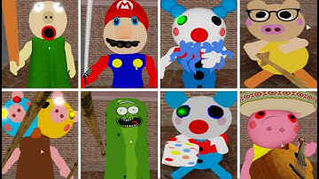 Roblox Piggy ALL CUSTOM JUMPSCARES ANIMATIONS