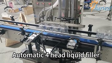 #How to operate 4 Heads #Magnetic Pump Automatic Desktop #Filling Machine