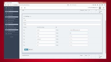 makeen transform - Configuring Email Server for transform App