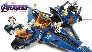 Lego Avengers Endgame Avengers Ultimate Quinjet Stop Motion Build review 2019 set 76126