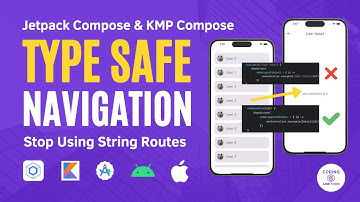 Type Safe Navigation Jetpack Compose | Compose Multiplatform | KMP  Tutorial Type Safe Navigation