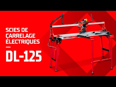 RUBI 56924 DL-125 električni cirkular za keramiku, 1800W, 133cm rez, ploča 125mm - video 5