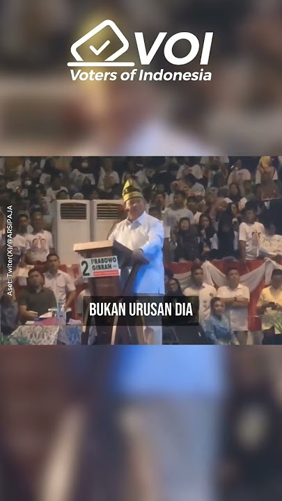 Prabowo bilang GOBLOK, nyindir Anies?