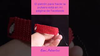 Pulsera diseño SPIDERMAN 🕸 Hilo macramé